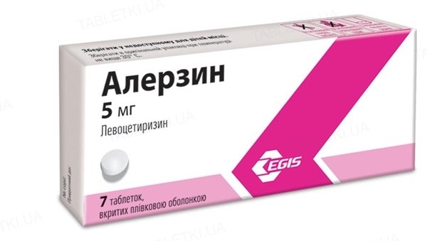 Алерзин таблетки Алерзин